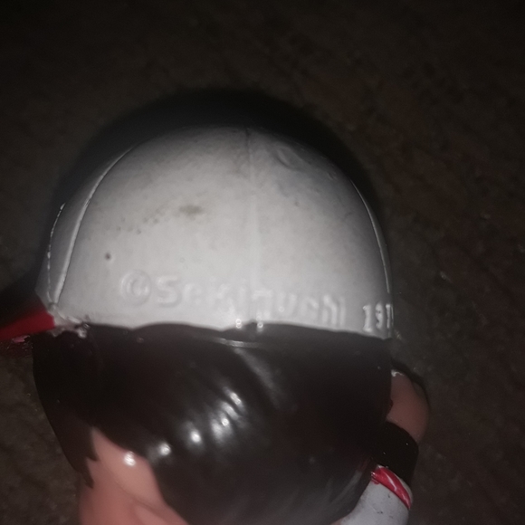 Munchichi Figurine Baseball Throwing Ball Vintage 1979 - Picture 10 of 13